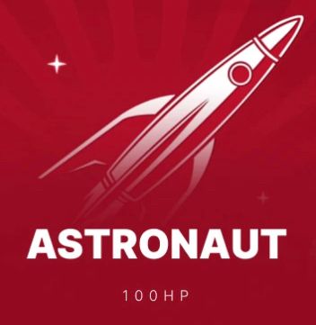 Краш-игра Astronaut со взлетающей ракетой
