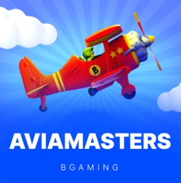 Игра Aviamasters от BGaming с красным бипланом
